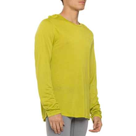 Icebreaker Sphere II T-Shirt - Merino Wool, Long Sleeve in Bio Lime