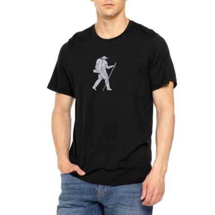 Icebreaker Tech Lite II Trail Hiker T-Shirt - Merino Wool, Short Sleeve in Black