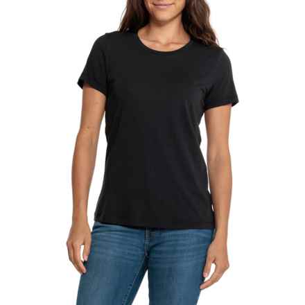 Icebreaker TENCEL®-Cotton T-Shirt - Short Sleeve in Black