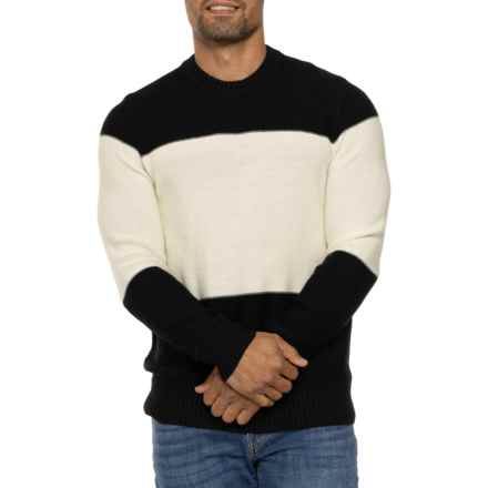 Icebreaker Waypoint Crewe Sweater - Merino Wool in Black/Undyed