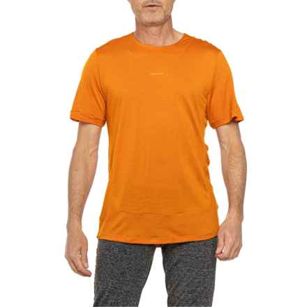 Icebreaker ZoneKnit T-Shirt - Merino Wool, Short Sleeve in Earth