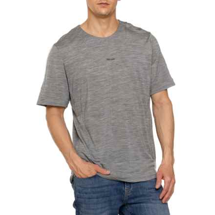 Icebreaker ZoneKnit T-Shirt - Merino Wool, Short Sleeve in Metro Heather