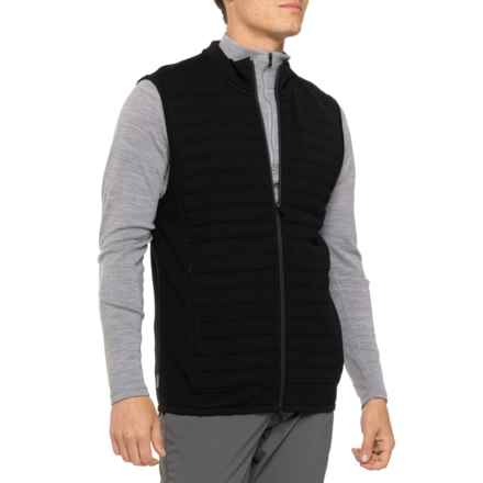 Icebreaker ZoneKnit Vest - Insulated, Merino Wool in Black