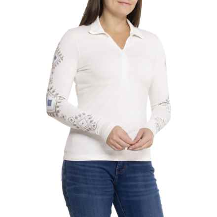 Icelandic Designs Kalindi Sweater - Zip Neck in White