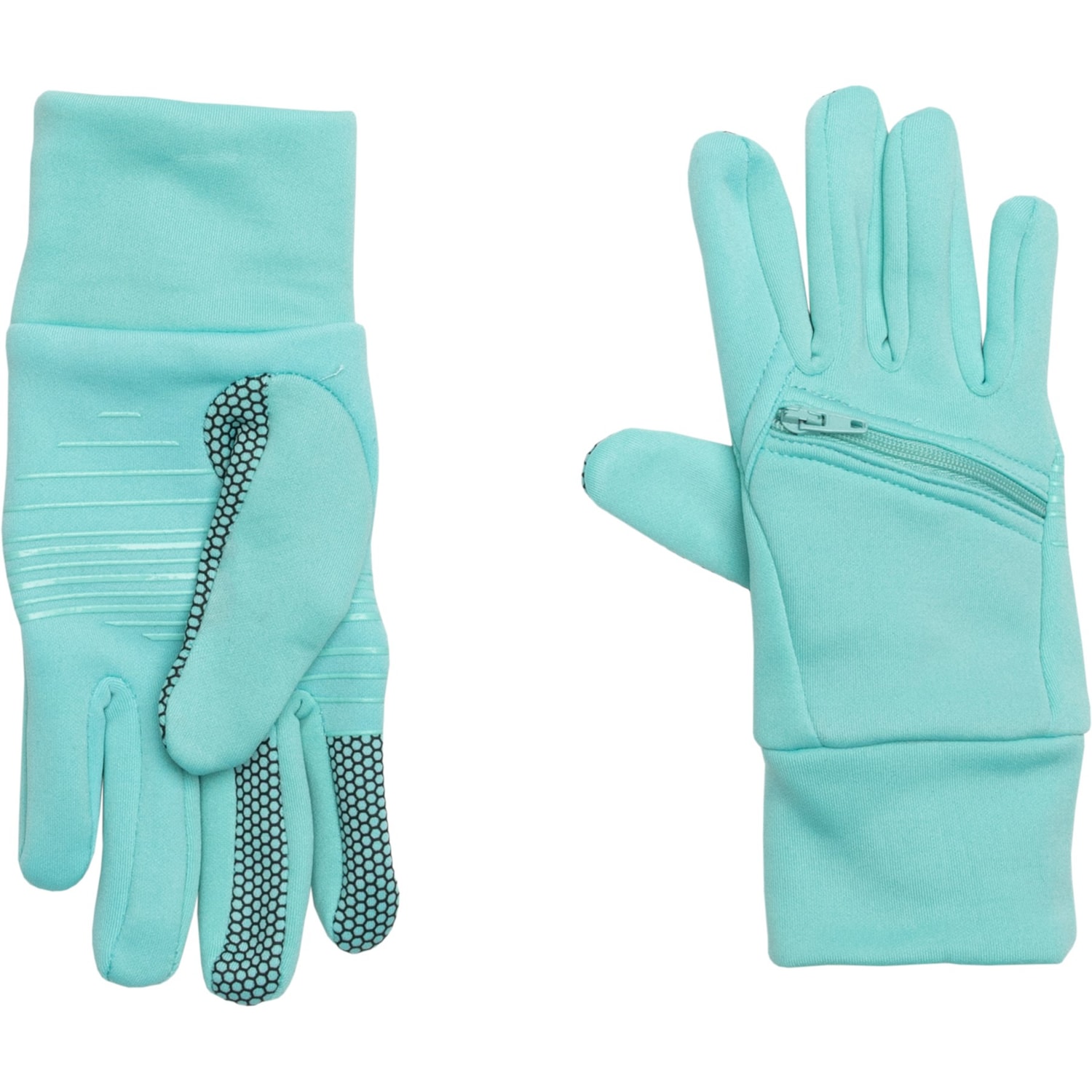 小物 STRETCH FLEECE TOUCH GLOVES fcrb Igloos Big Girls Stretch Fleece Active Gloves - Touchscreen