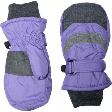 Igloos Blocked Ski Mittens - Insulated (For Kids) in Dahlia