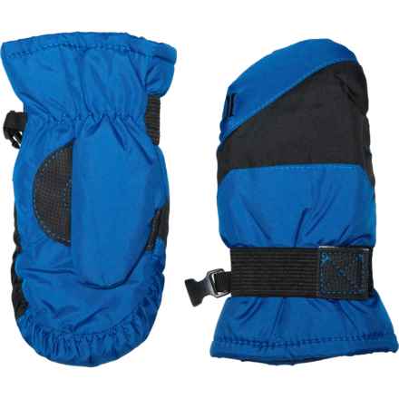 Igloos Dobby Ski Mittens - Waterproof, Insulated (For Kids) in Classic Blue
