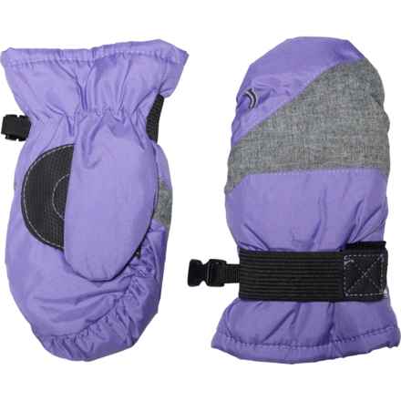 Igloos Dobby Ski Mittens - Waterproof, Insulated (For Kids) in Dahlia