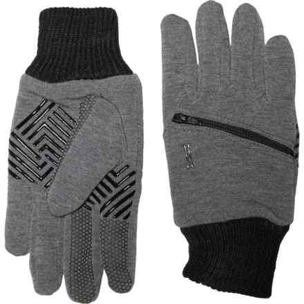 Igloos EPREVE® Stretch Fleece Active Gloves - Touchscreen Compatible (For Kids) in Charcoal