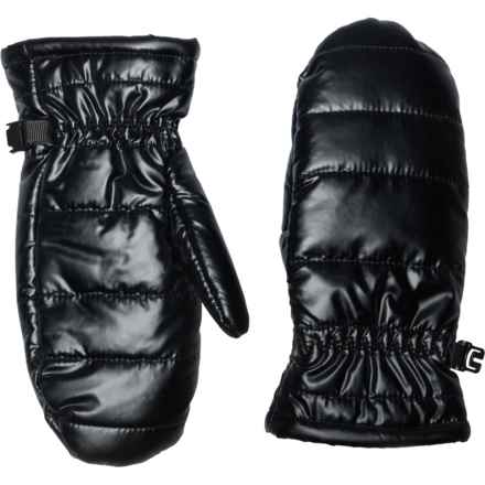 Igloos Soft Shine Thinsulate® Ski Mittens - Insulated (For Kids) in Black