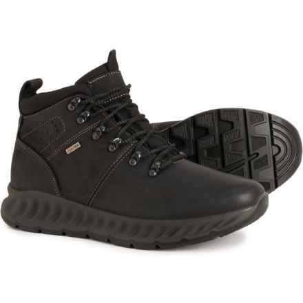 IMAC Made in Italy Lace-Up Outdoor Boots - Waterproof, Leather (For Men) in Black Black