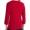 9342F_2 In Cashmere V-Neck Cashmere Sweater - 3/4 Sleeve (For Women)