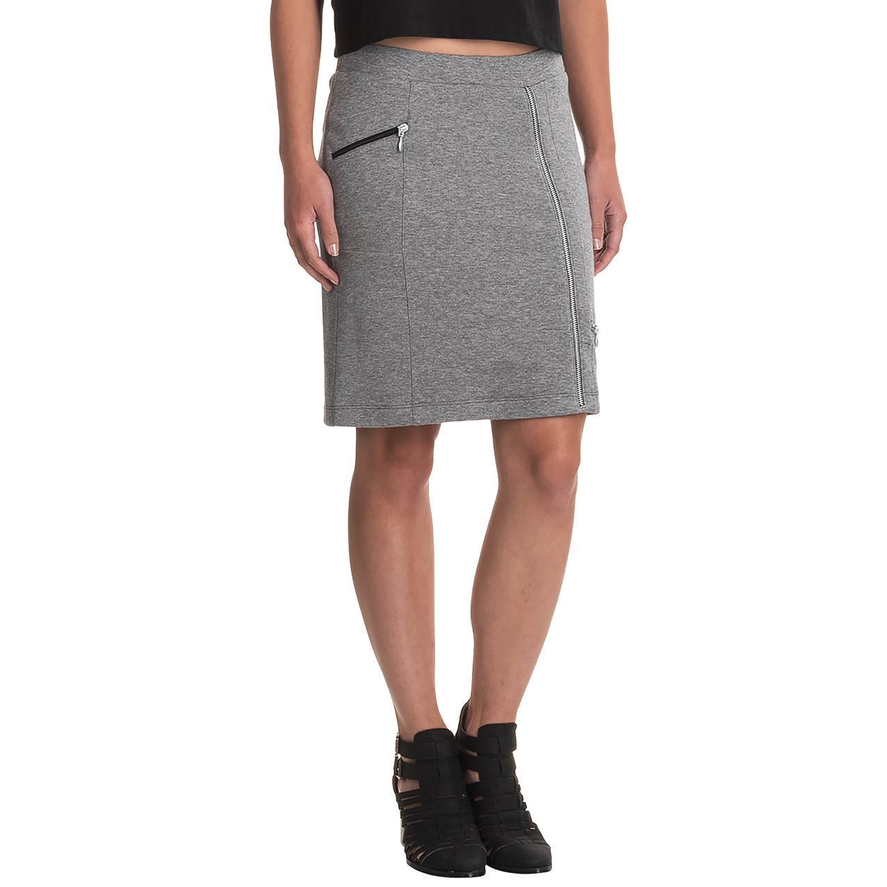 Indigenous Organic Cotton Zip Pocket Skirt (For Women) Save 68