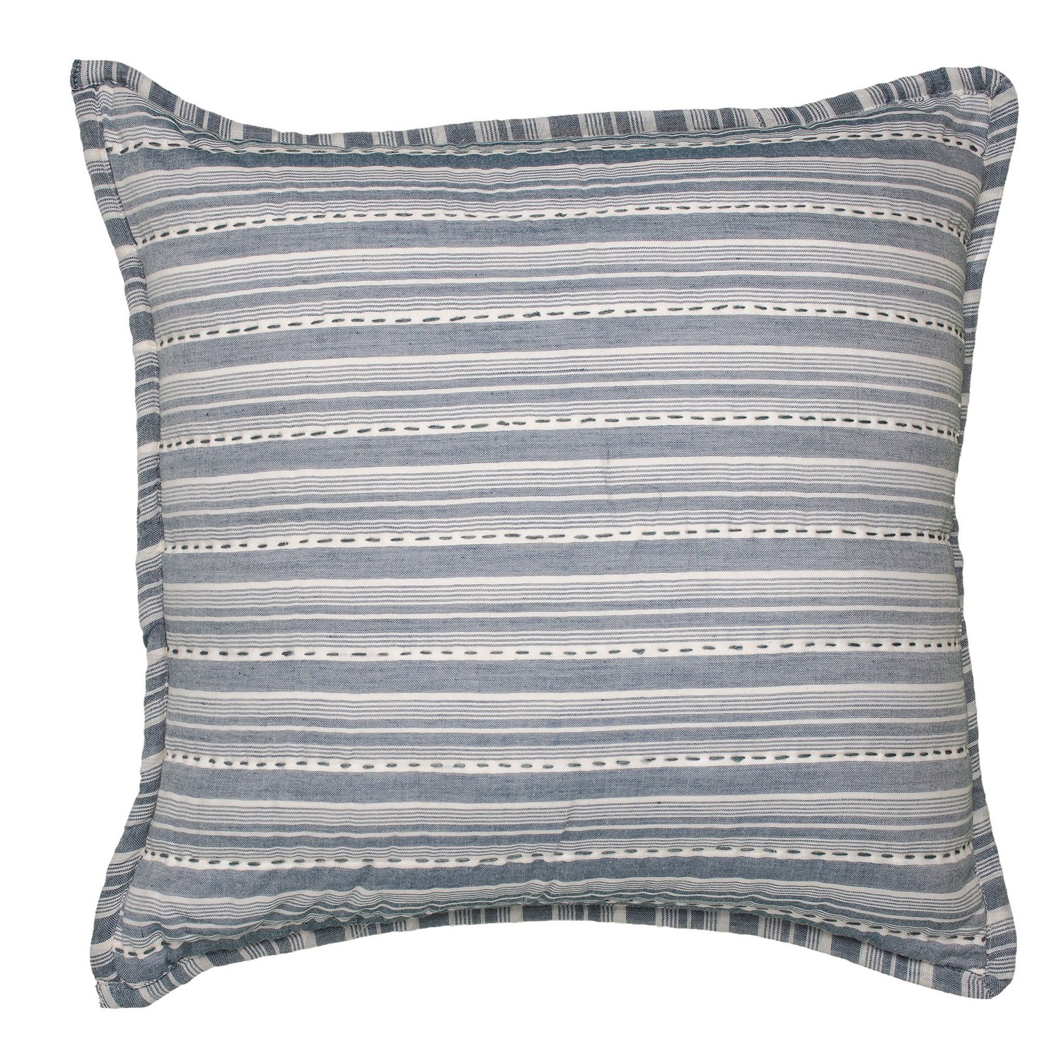 Indigo Home Inc Indigo Oversized Multi-Stripe Throw Pillow – 22×22”