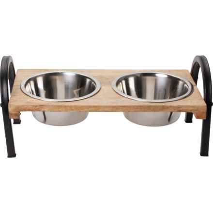 IndiPets The Luxecraft Modern Pet Dish - 1 qt. in Multi