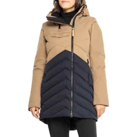 Indyeva Ayaba II Quilted Down Jacket - Waterproof, Insulated in Baileys/Black Cb