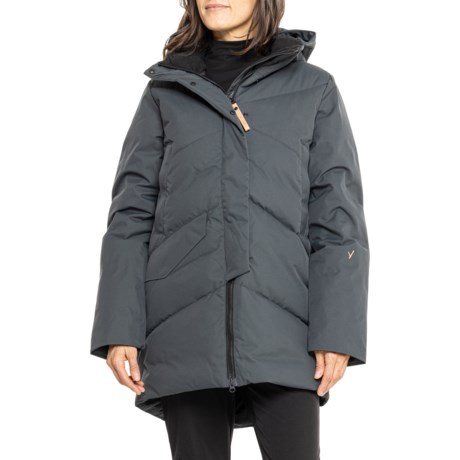 Indyeva Ayaba Simplified Down Coat - Waterproof, Insulated in Deep Forest