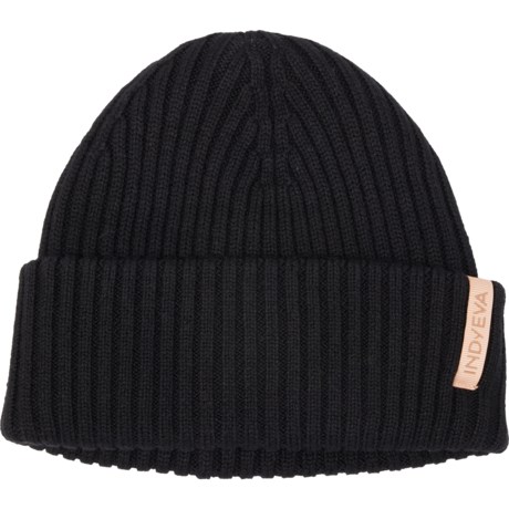 Indyeva Barett Beanie - Merino Wool (For Women) in Black