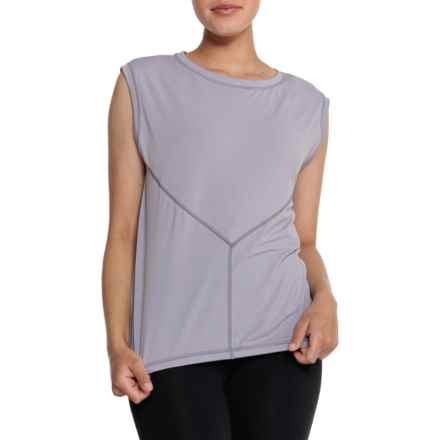 Indyeva Goma LT Shirt - Sleeveless in Dusty Plum