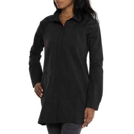 Indyeva Kiara II Tunic Shirt - Long Sleeve in Black