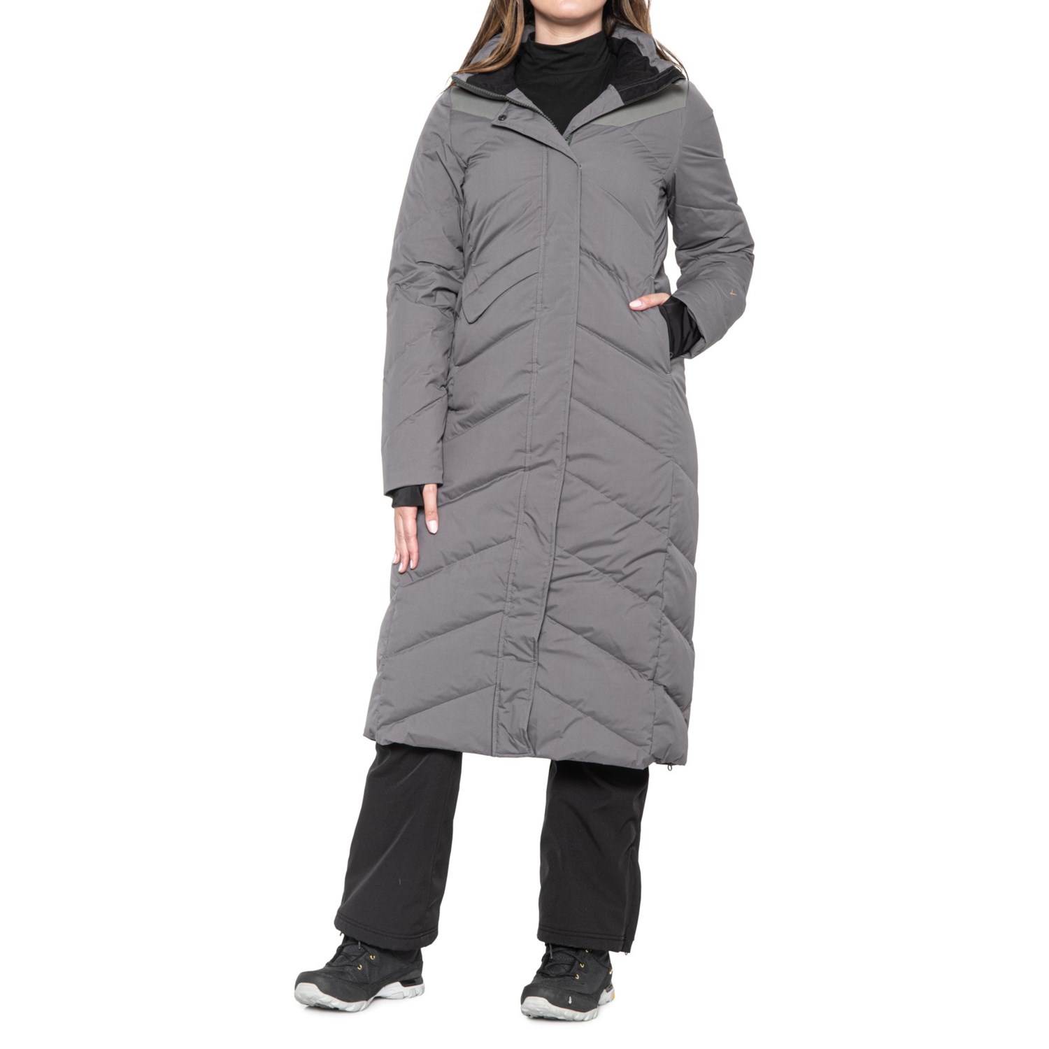 Indyeva Kralovna Mixed Media Hooded Down Parka Waterproof, Insulated