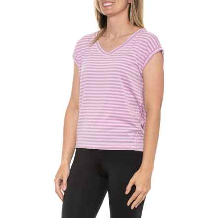Indyeva Sofi LT II Shirt - Short Sleeve in Cotton Candy Watermelon Stripe