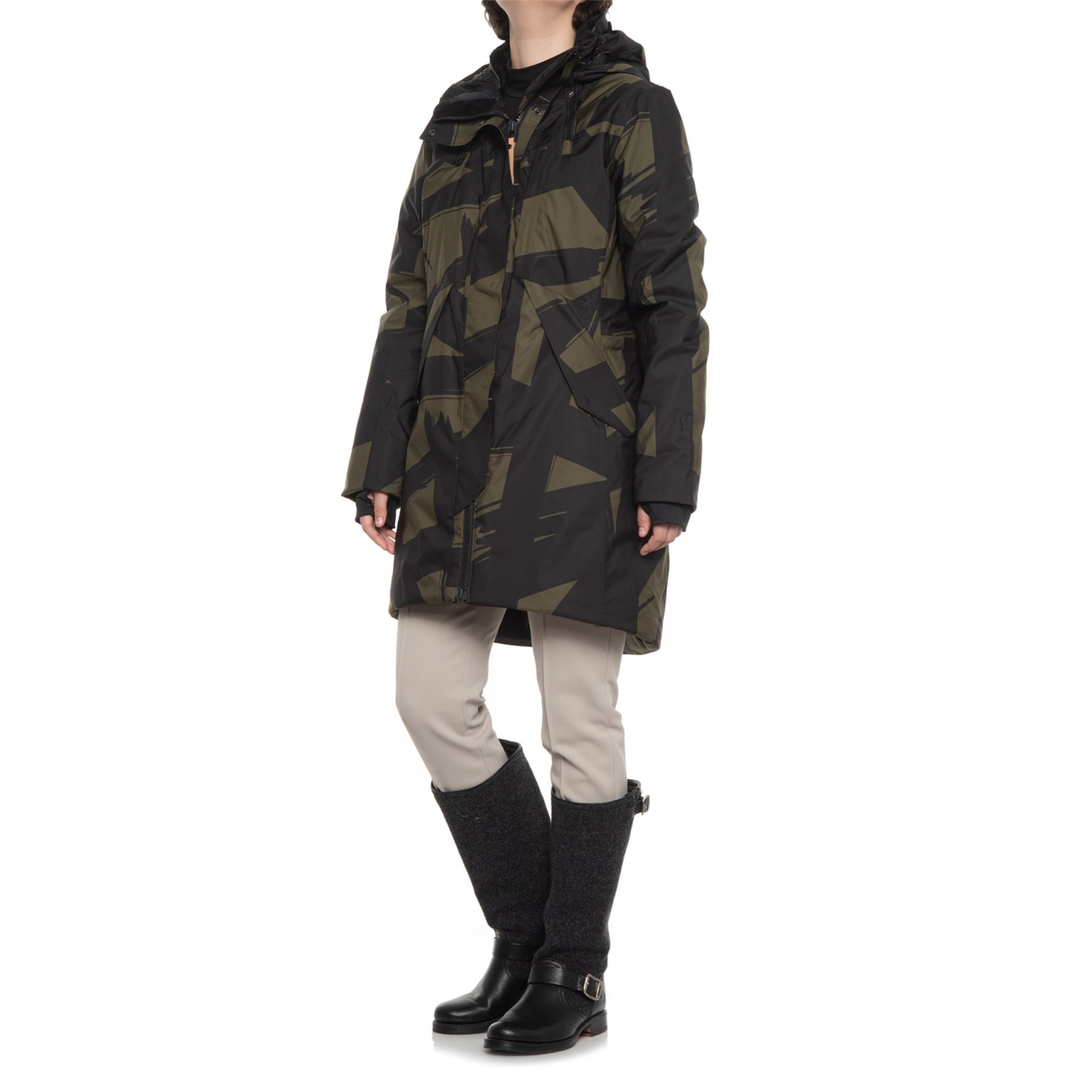 Indyeva Touman Mid-Length Hooded Down 