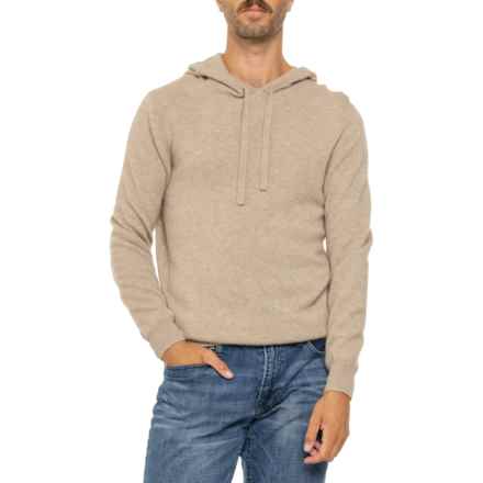 Ink+Ivy Undyed Hoodie - Cashmere in Tan Heather