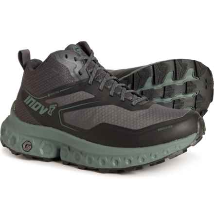 Inov-8 Rocfly G 390 Gore-Tex® Hiking Shoes - Waterproof (For Women) in Dark Grey/Forest Green