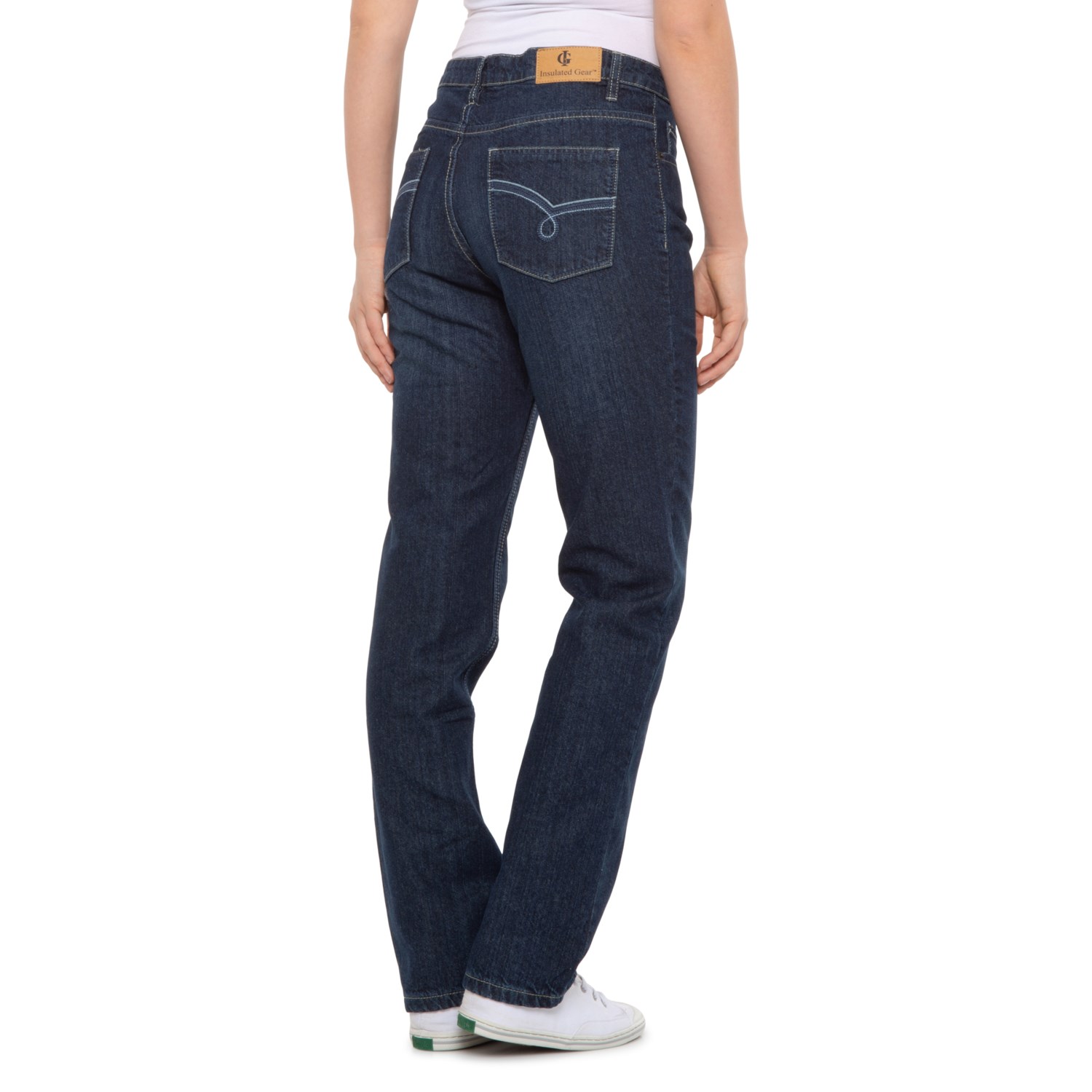 flannel lined bootcut jeans