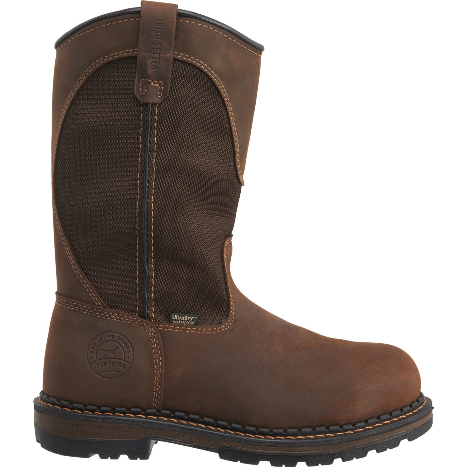 Irish Setter Brown 11 Ramsey Pull On Work Boots Waterproof Aluminum Safety Toe For Men~a~870uw 5~1500.1 