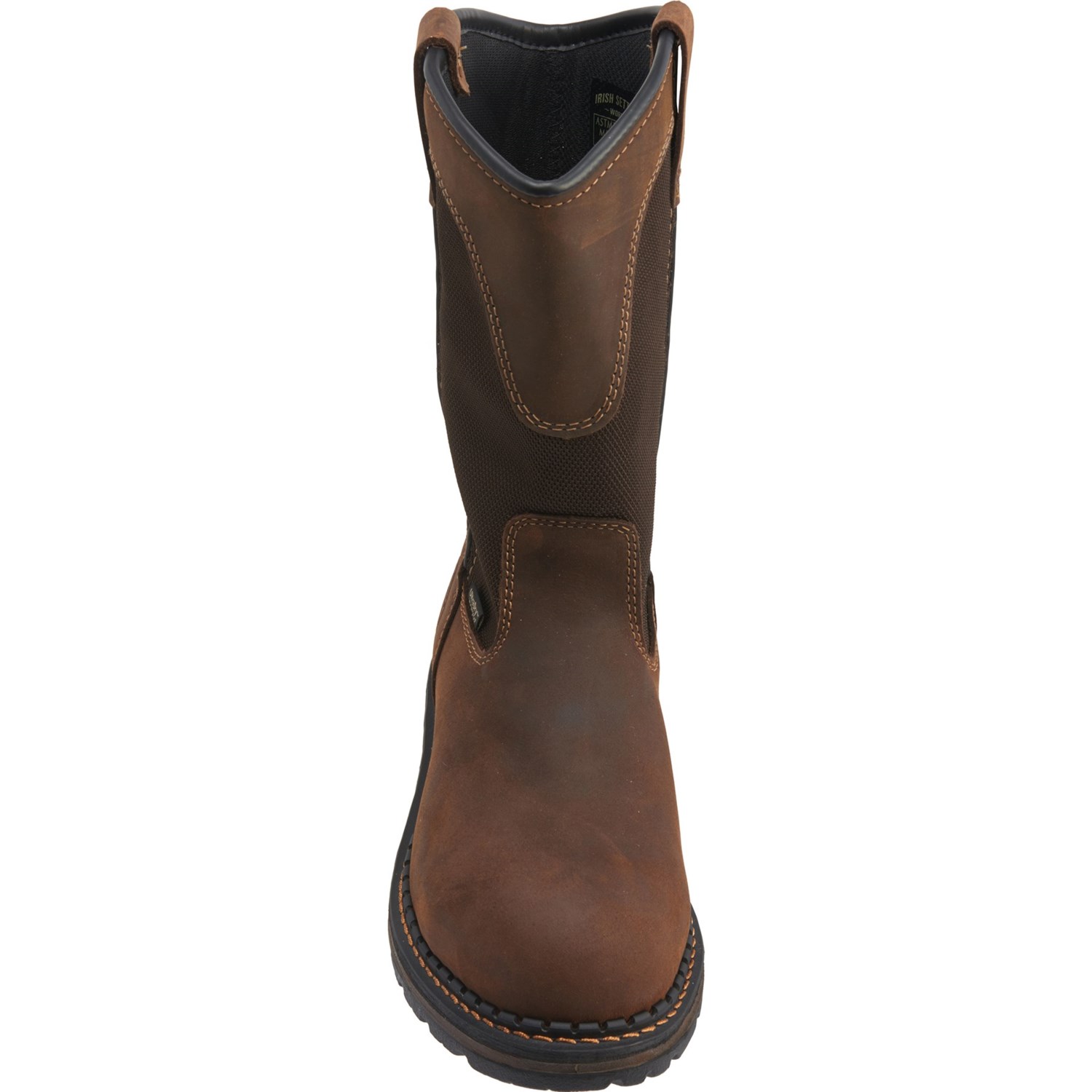 pull on brown boots