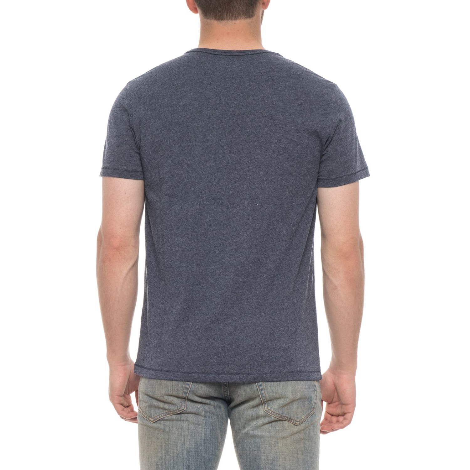 Isaac Mizrahi Heathered Crew Neck Shirt (For Men) - Save 66%