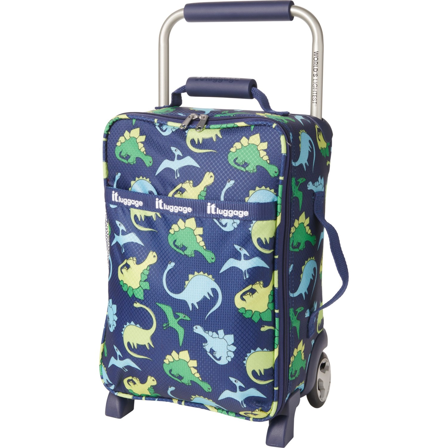 IT Luggage 17.1” World’s Lightest Kid’s Luggage CarryOn Suitcase Dino Save 49
