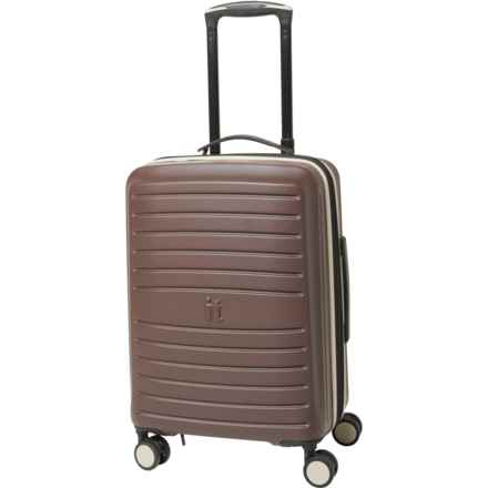 IT Luggage 19” Eco-Protect Carry-On Spinner Suitcase - Hardside, Expandable, Coffee Bean in Coffee Bean