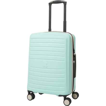 IT Luggage 19” Eco-Protect Carry-On Spinner Suitcase - Hardside, Expandable, Mint Eggshell in Mint Eggshl