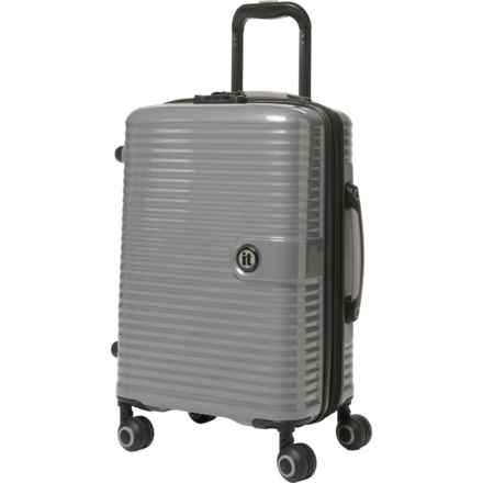 IT Luggage 19” Infinispin Spinner Carry-On Suitcase - Hardside, Expandable, Charcoal in Charcoal
