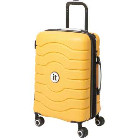 IT Luggage 19” Intervolve Spinner Carry-On Suitcase - Hardside, Expandable, Gold in Gold