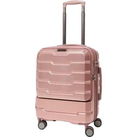 IT Luggage 19” Prosperous Spinner Carry-On Suitcase - Hardside, Expandable, Metallic Pink in Metallic Pink