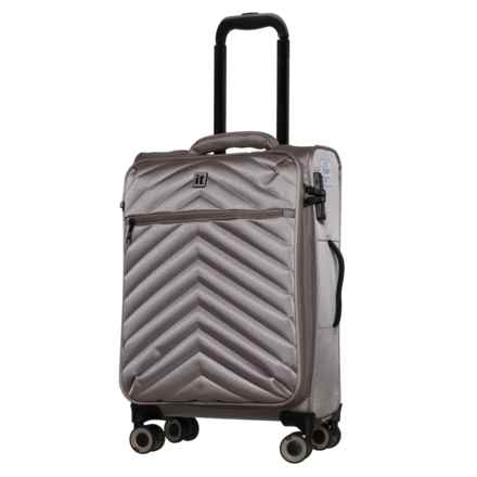 IT Luggage 20” Plenitude Spinner Carry-On Suitcase - Softside, Expandable, Bali Ash in Bali Ash