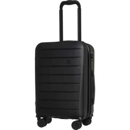 IT Luggage 21” Legion Carry-On Spinner Suitcase - Hardside, Expandable, Black in Black