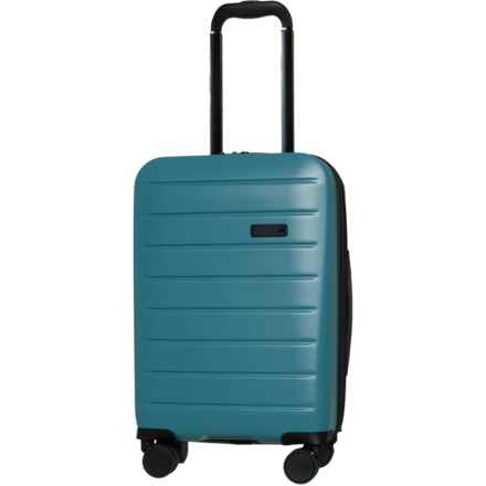 IT Luggage 21” Legion Carry-On Spinner Suitcase - Hardside, Expandable, Smoke Blue in Smoke Blue