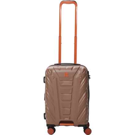 IT Luggage 21.3” Escalate Carry-On Spinner Suitcase - Hardside, Expandable, Brown in Brown