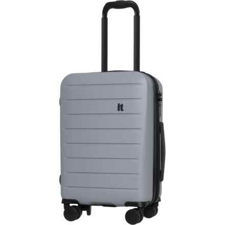 IT Luggage 21.3” Legion Carry-On Spinner Suitcase - Hardside, Silver in Silver