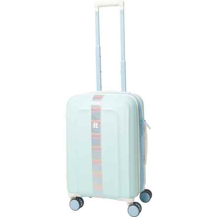 IT Luggage 21.5” Jupiter Carry-on Spinner Suitcase - Hardside, Expandable, Fair Aqua in Fair Aqua