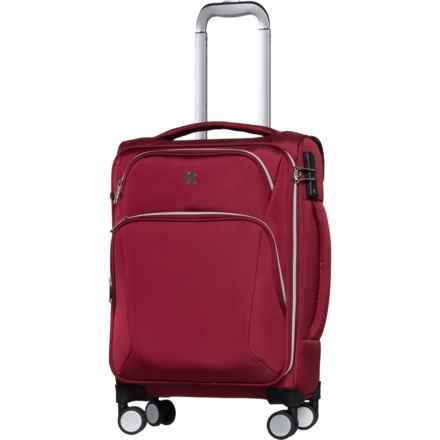 IT Luggage 22” Expectant Spinner Carry-On Suitcase - Softside, Red in Red