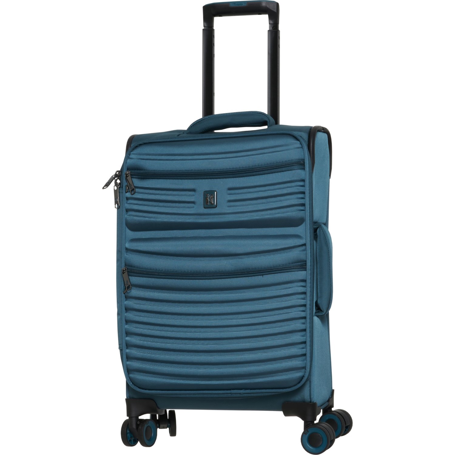 IT Luggage 23.4” UpperLite CarryOn Spinner Suitcase Softside, Mediterranean Save 30