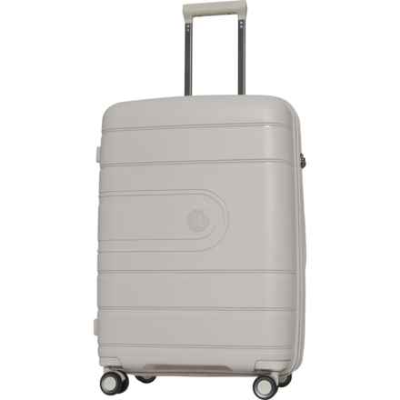 IT Luggage 26.1” Eco-Tough Spinner Suitcase - Hardside, Expandable, Silver Lining in Silver Lining