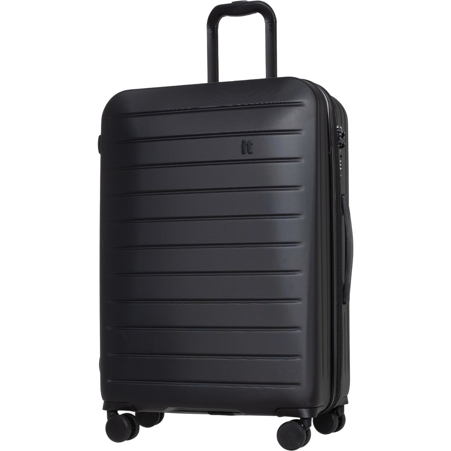 IT Luggage 27 Legion Spinner Suitcase Hardside Expandable Black Save 30