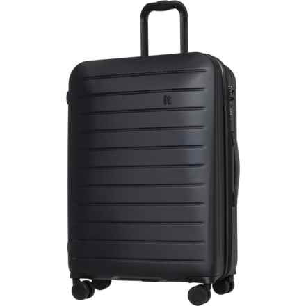 IT Luggage 27” Legion Spinner Suitcase - Hardside, Expandable, Black in Black